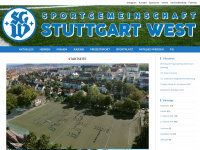 sg-stuttgart-west.de Webseite Vorschau