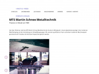 martin-schnee.de Webseite Vorschau
