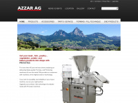 azzar.ch Webseite Vorschau
