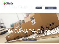 canapa.de Webseite Vorschau