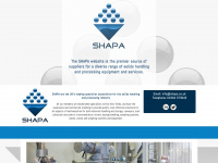 shapa.co.uk Webseite Vorschau