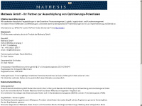 mathesis.de Webseite Vorschau