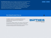 mattheis-gmbh.de Webseite Vorschau