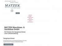 matzek.de Webseite Vorschau