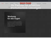 maxi-team.de Webseite Vorschau