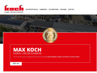 maxkoch.de Webseite Vorschau