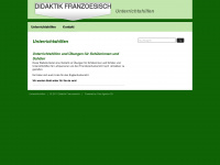 didaktikfranzoesisch.ch Webseite Vorschau