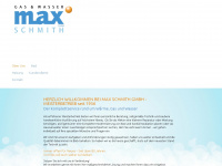 max-schmith.de Webseite Vorschau