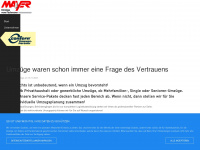 mayer-umzuege.de Webseite Vorschau