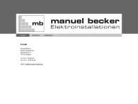 m-becker-elektro.de Webseite Vorschau
