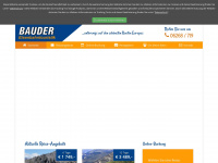 bauder-eisenbahntouristik.de Webseite Vorschau