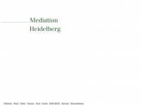 heidelberg-mediation.de Webseite Vorschau