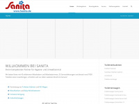 sanita.de Webseite Vorschau