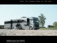 mefa-pferdetransporter.de Webseite Vorschau