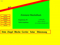 meichelbeck-holzbau.de Webseite Vorschau