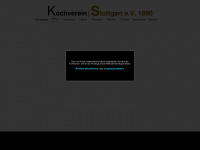 kochverein-stuttgart.de Webseite Vorschau