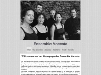 ensemble-voccata.de Webseite Vorschau