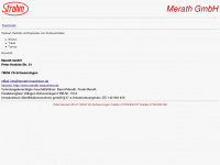 merath-maschinen.de Webseite Vorschau