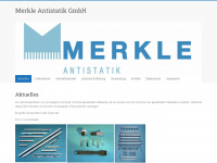 merkle-antistatik.de Webseite Vorschau