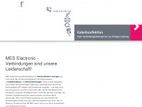 mes-electronic.de Webseite Vorschau