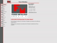 metallbau-feurer.de Webseite Vorschau