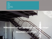 metallbau-geiger.eu Webseite Vorschau