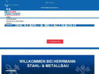 metallbau-herrmann.de Webseite Vorschau