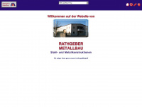 metallbau-rathgeber.de Webseite Vorschau