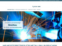 metallbau-voelkle.de Webseite Vorschau