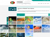 pangaea.de Webseite Vorschau