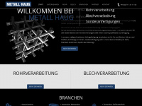 metall-haug.de Webseite Vorschau