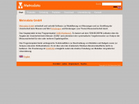 metrodata.de Webseite Vorschau