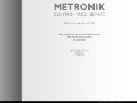 metronik.de Webseite Vorschau