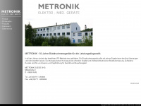 metronik-suess.de Webseite Vorschau