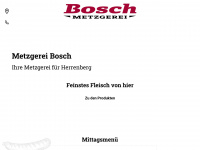 metzgerei-bosch.de Webseite Vorschau