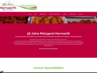 metzgerei-herrwerth.de Webseite Vorschau