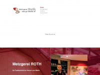 metzgerei-roth.de Webseite Vorschau