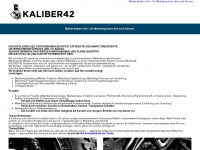 kaliber42.de Webseite Vorschau