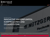 metzger-technik.de Webseite Vorschau
