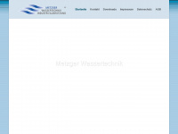 metzger-wassertechnik.de Webseite Vorschau