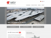 m-e-v.at Webseite Vorschau