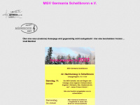 mgv-germania-schellbronn.de Webseite Vorschau