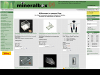 mineralbox.biz Webseite Vorschau