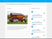 musikverein-hart.de Webseite Vorschau