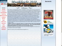 musikfescht2010.de Webseite Vorschau