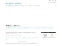 kanzlei-woertz.de Webseite Vorschau