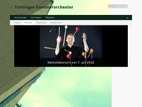 tuttlinger-kammerorchester.de Webseite Vorschau