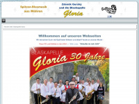 blaskapelle-gloria.de Webseite Vorschau