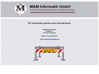 mm-informatik.de Webseite Vorschau