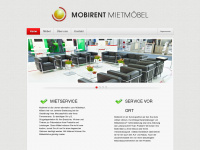 mobirent.de Webseite Vorschau